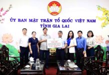 Hướng về miền Bắc ruột thịt: Đảng bộ và nhân dân phường Quy Nhơn ủng hộ 1 tỷ đồng khắc phục hậu quả bão lụt