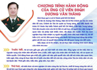 Trung tướng Dương Văn Thăng: Ứng cử viên Đại biểu Quốc hội khóa XVI cam kết hành động vì sự phát triển của TP.HCM