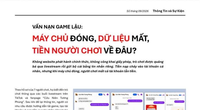 Vấn nạn game lậu: Máy chủ đóng, dữ liệu mất, tiền người chơi về đâu?